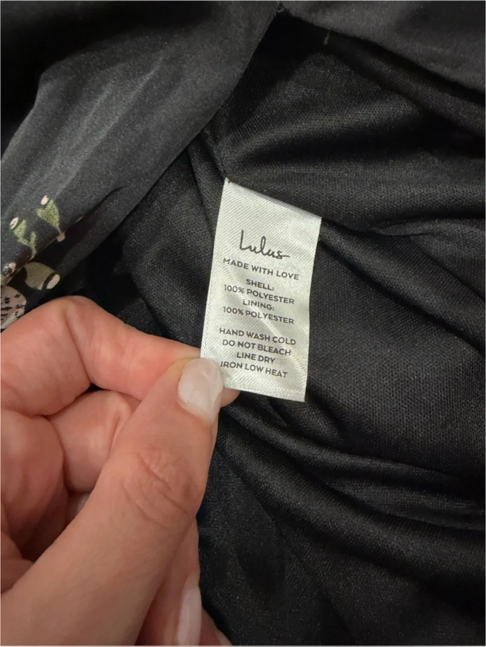 Lulu’s Still the One Black Floral Print Satin Maxi Dress - Picture 8 of 13